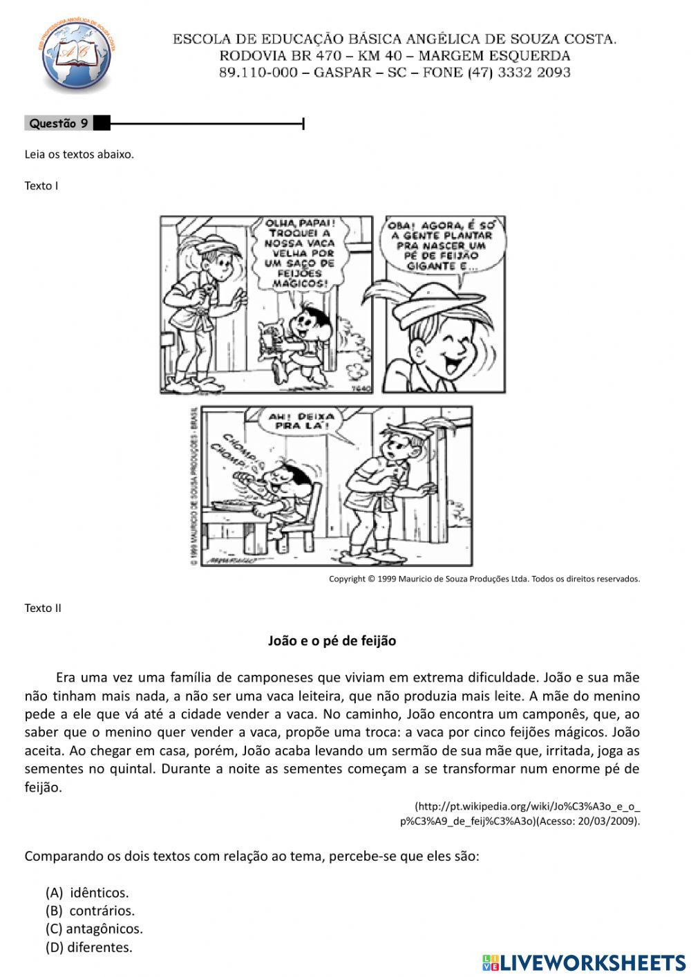 Interpretação de texto