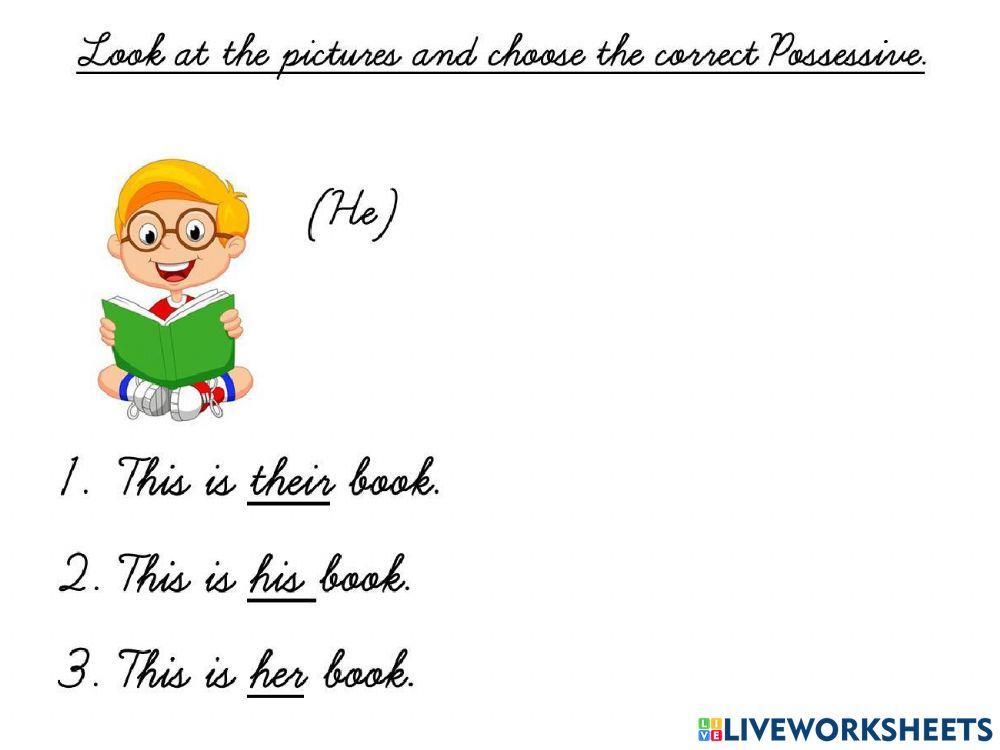 Possessive Adjective