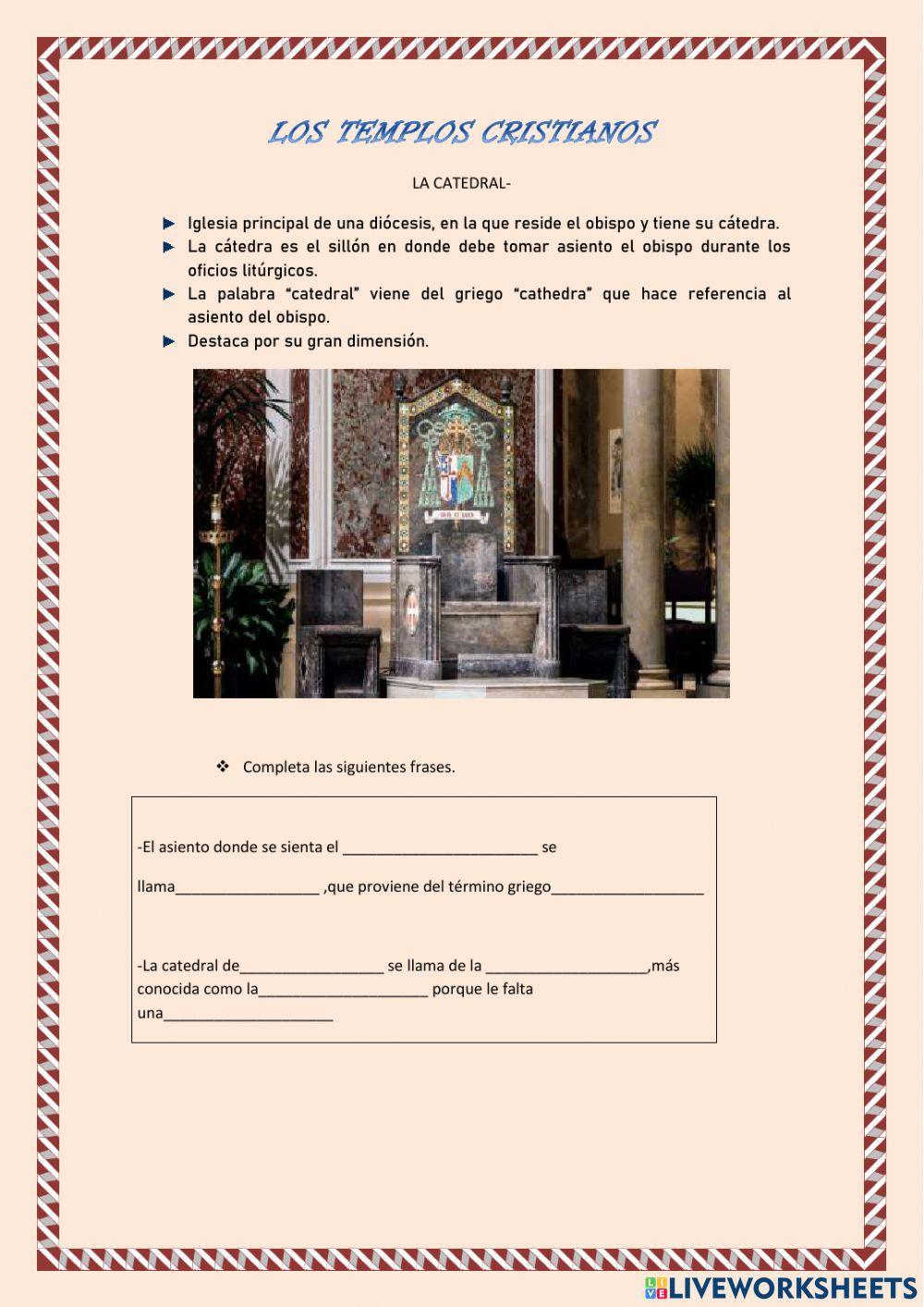 Los templos cristianos