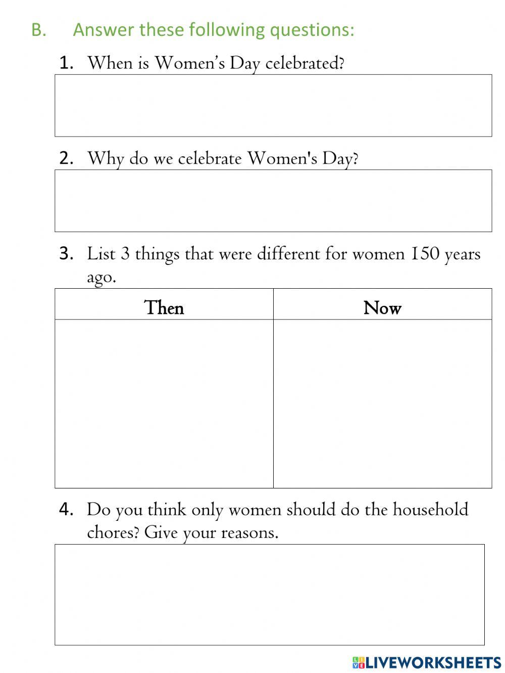 Revision on Women Rights