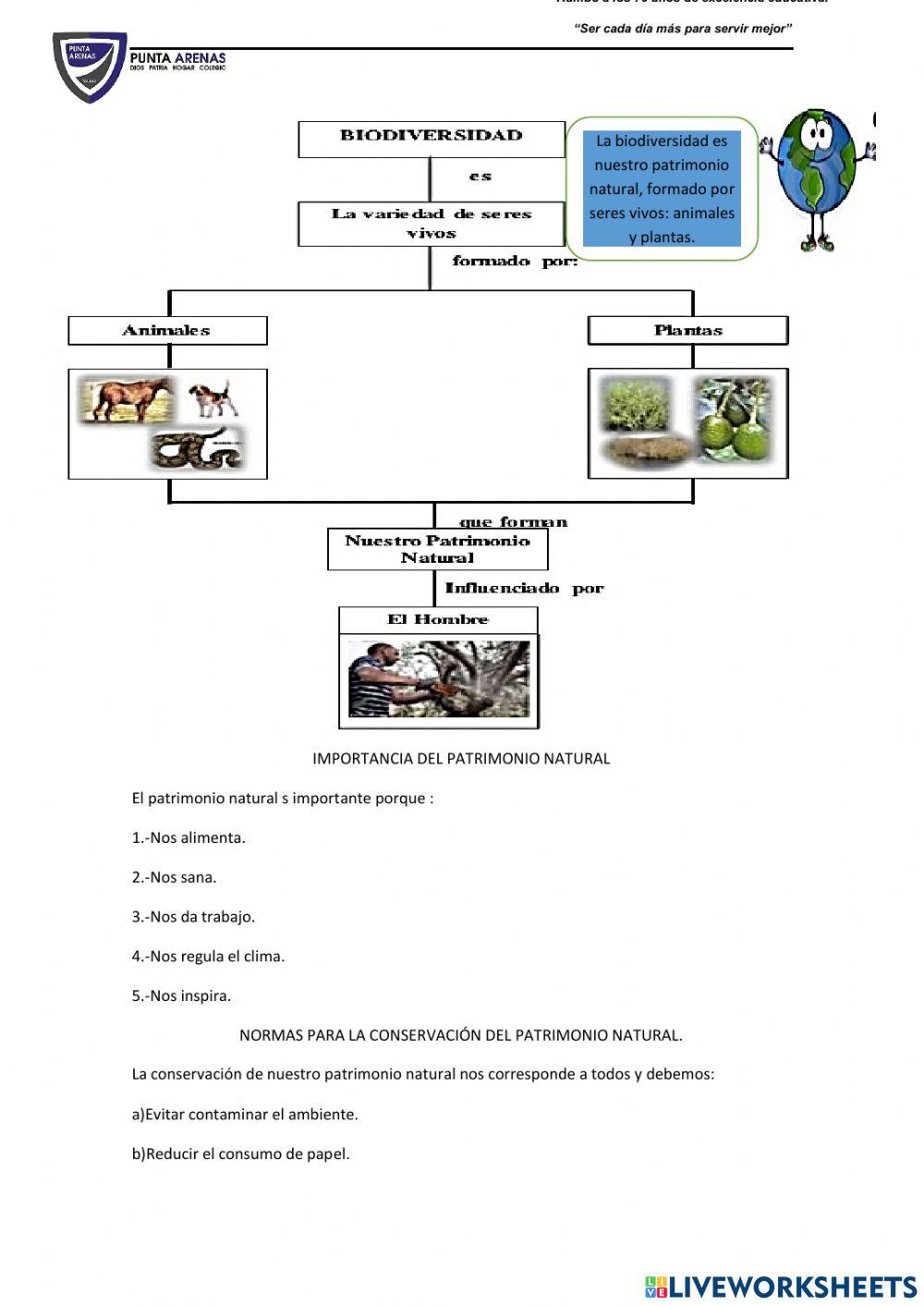 Patrimonio natural y cultural.