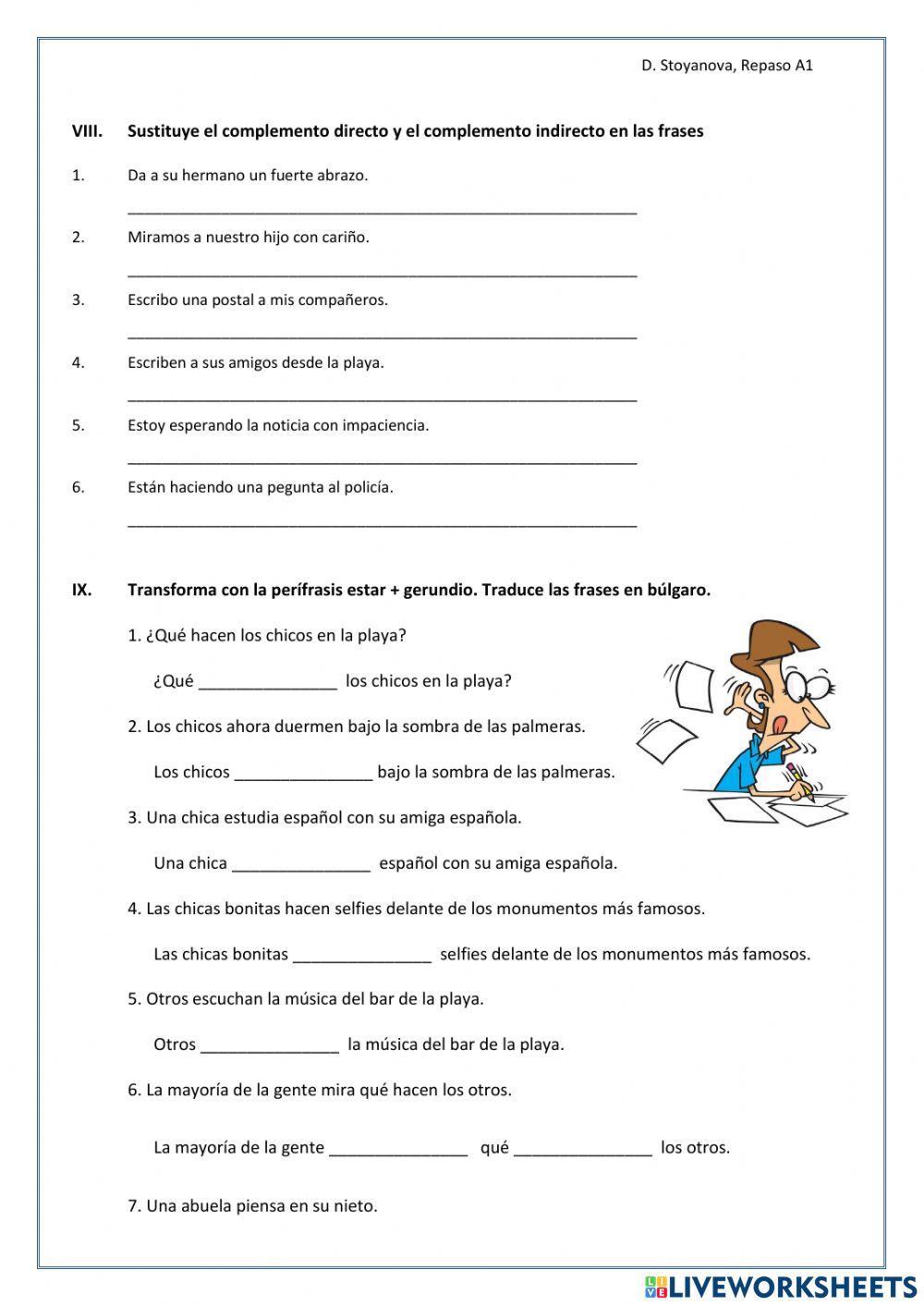 Ejercicios de Repaso A1