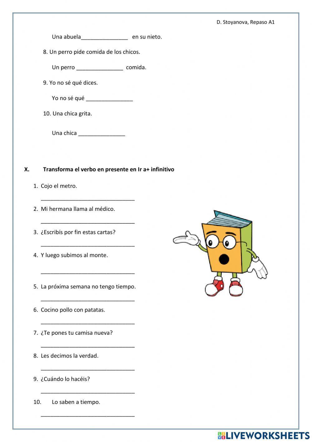 Ejercicios de Repaso A1