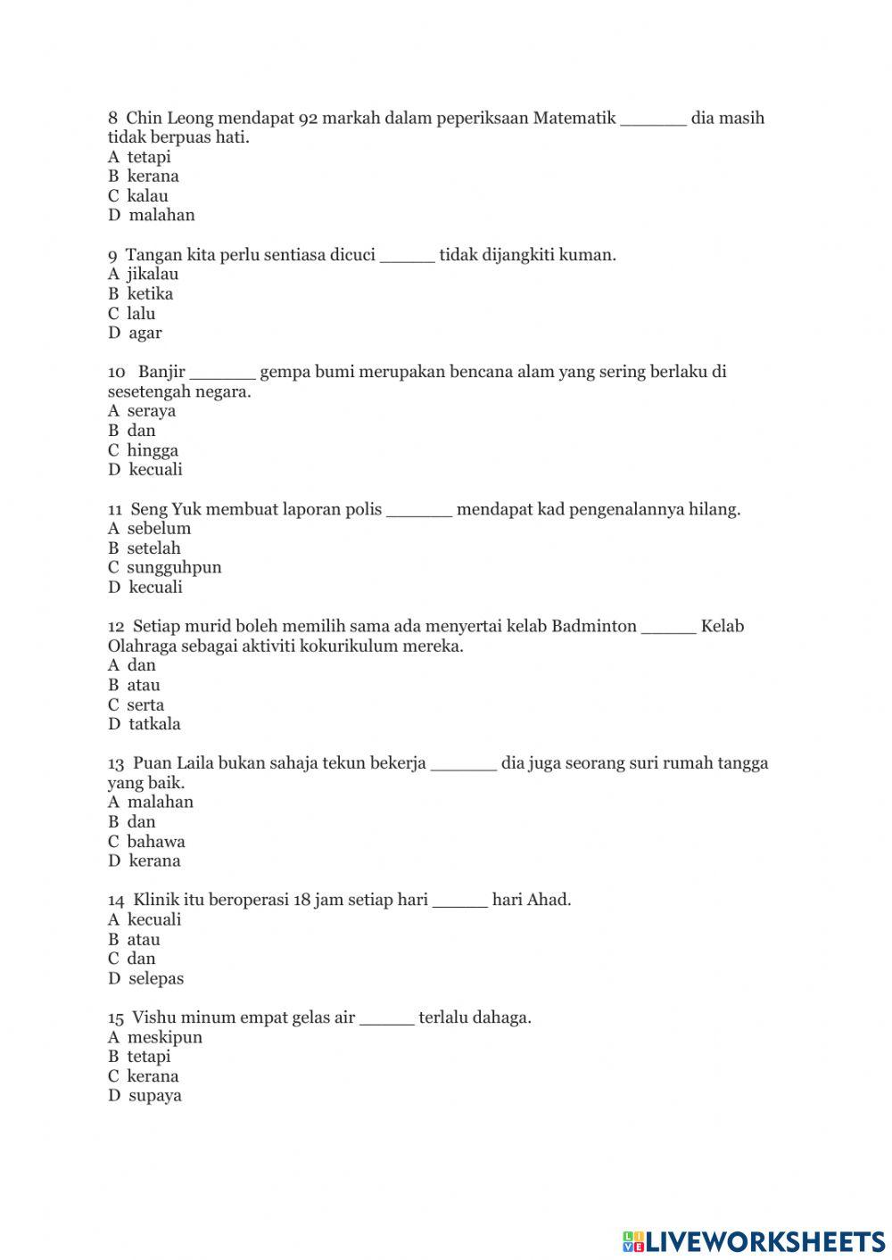 Tatabahasa Kata Hubung