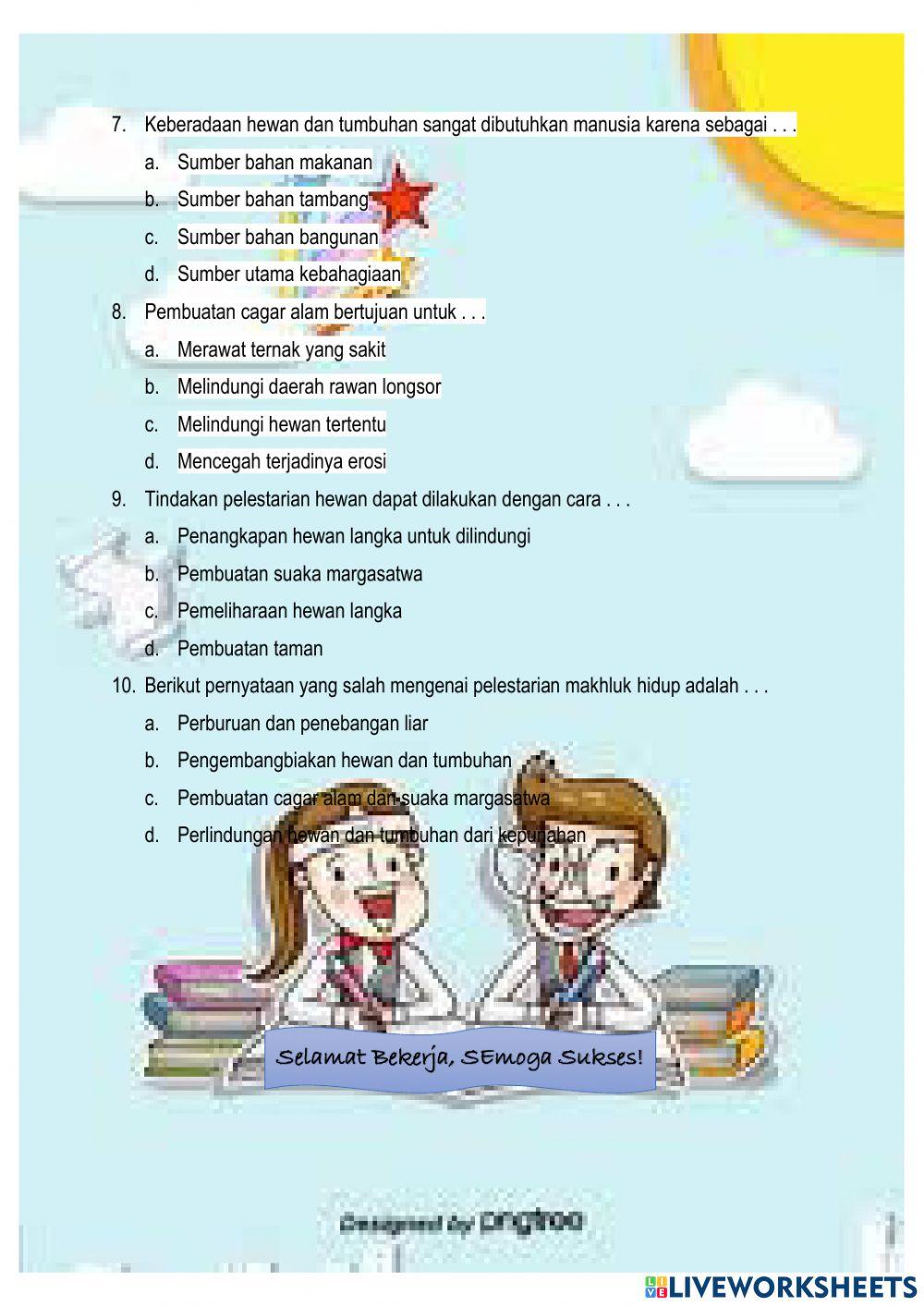 Soal evaluasi