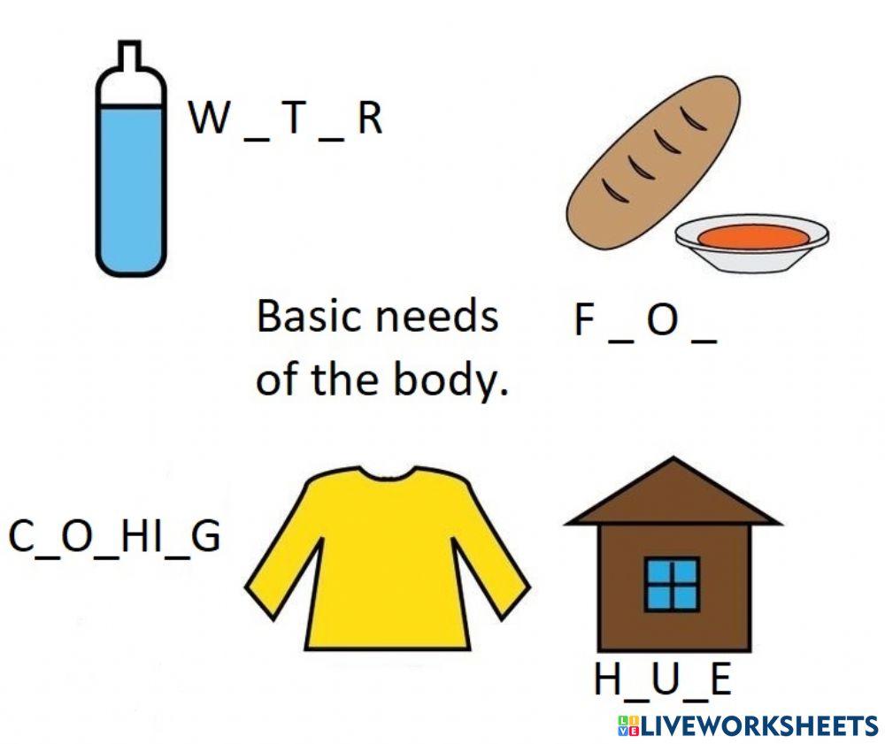 Choose the correct letter to complete the word. worksheet | Live Worksheets