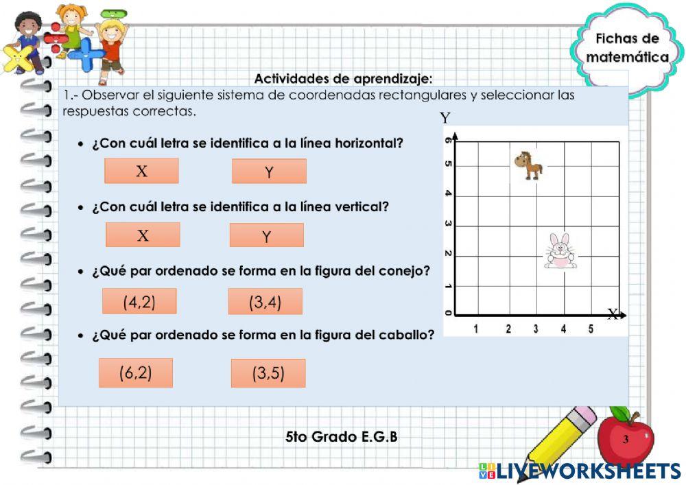 Sistemas de coordenadas rectangulares
