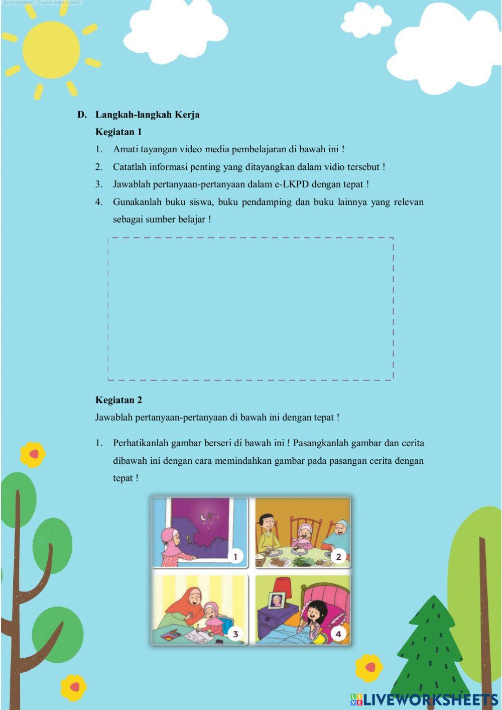 LKPD Peristiwa Malam Hari