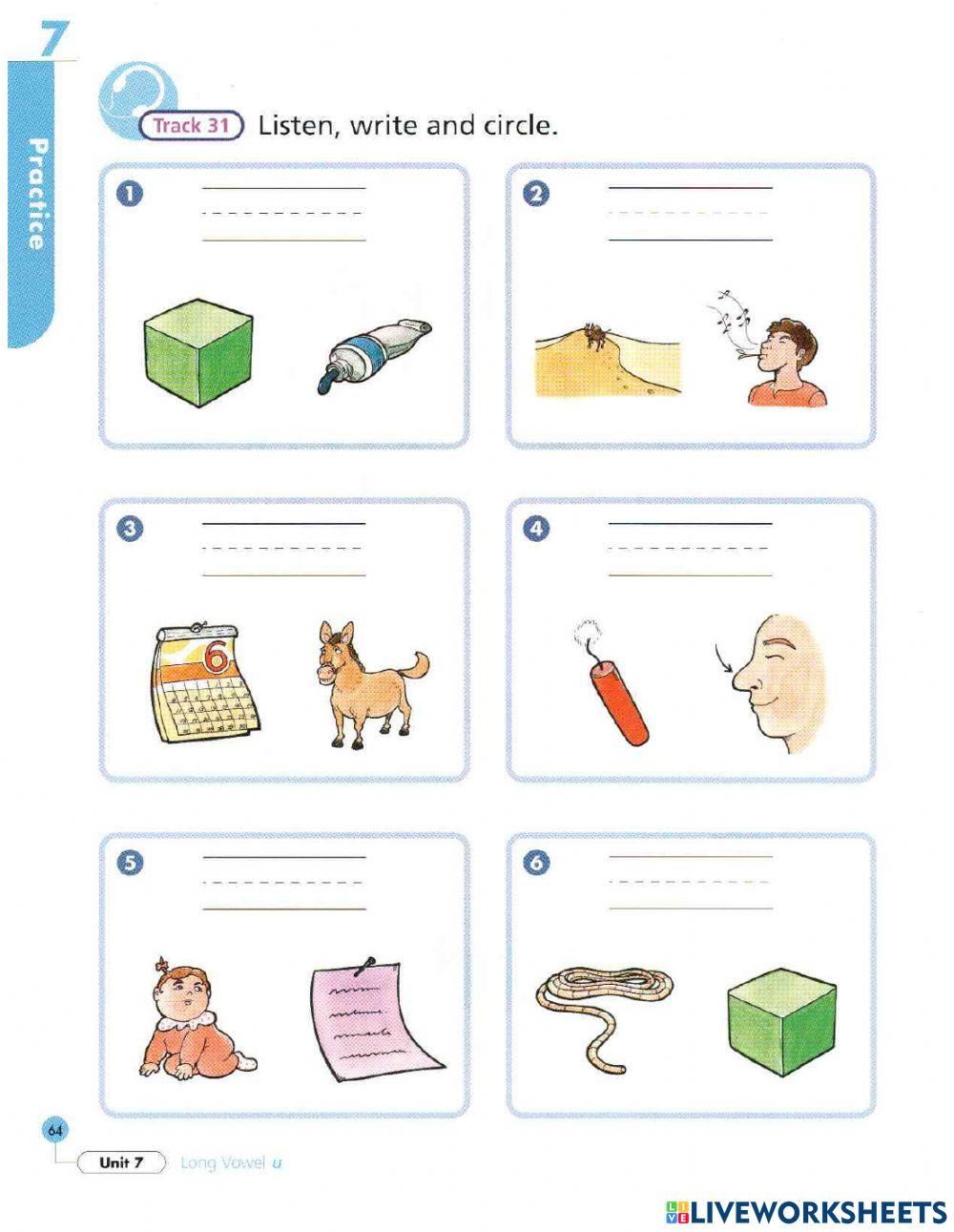 Unit 7 - Smart Phonic 3 Practice