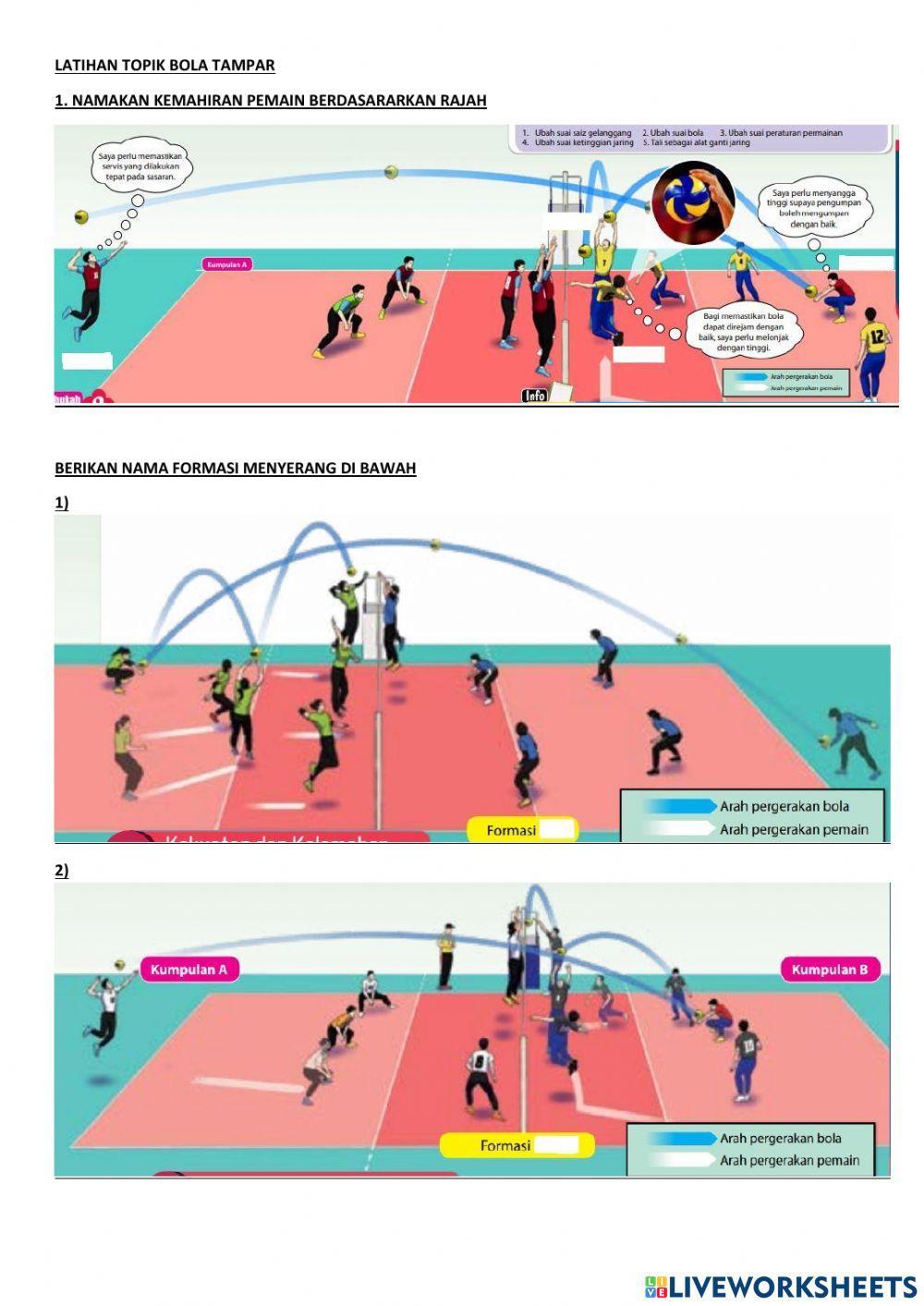 Bola tampar tingkatan 4