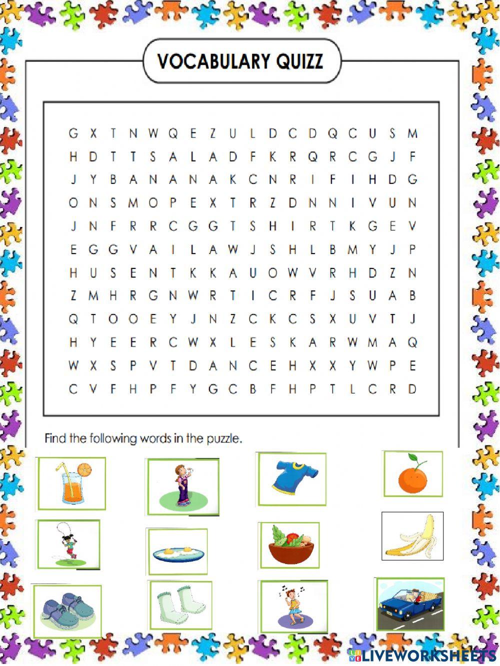 1 vocabulary quizz 3