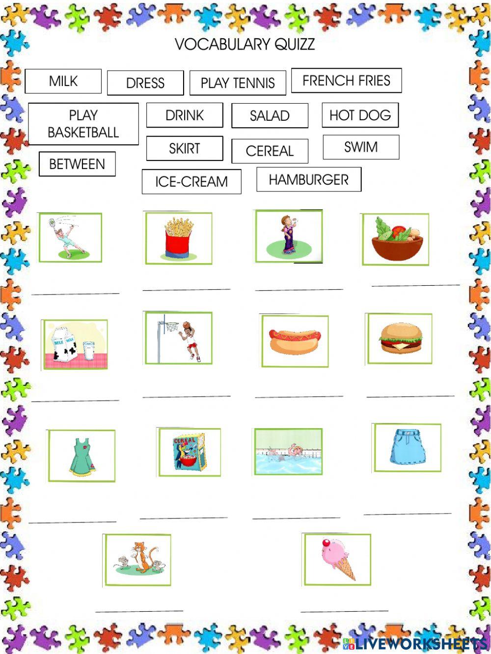 1 vocabulary quizz 3