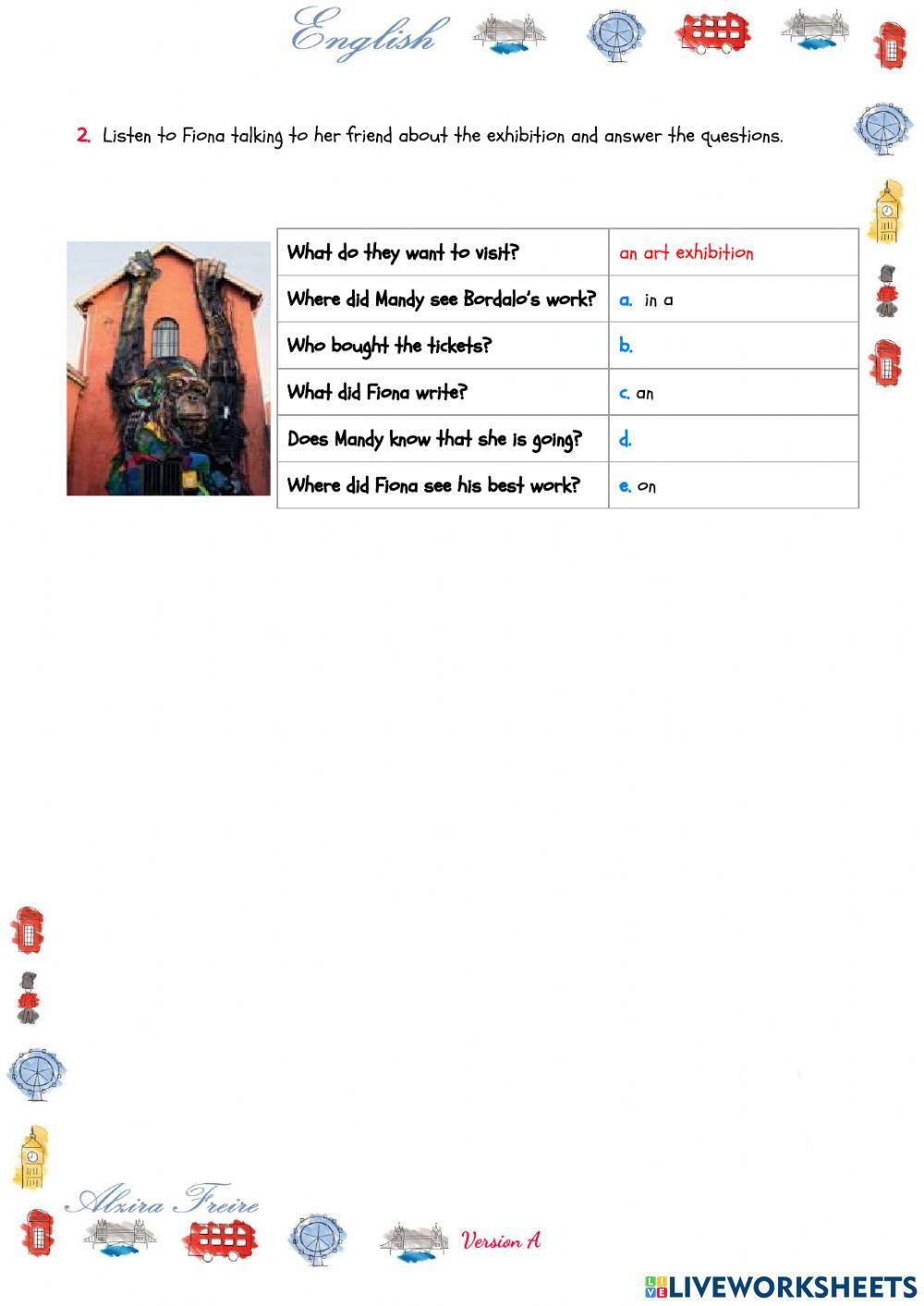 Unit 4 - Test - Listening