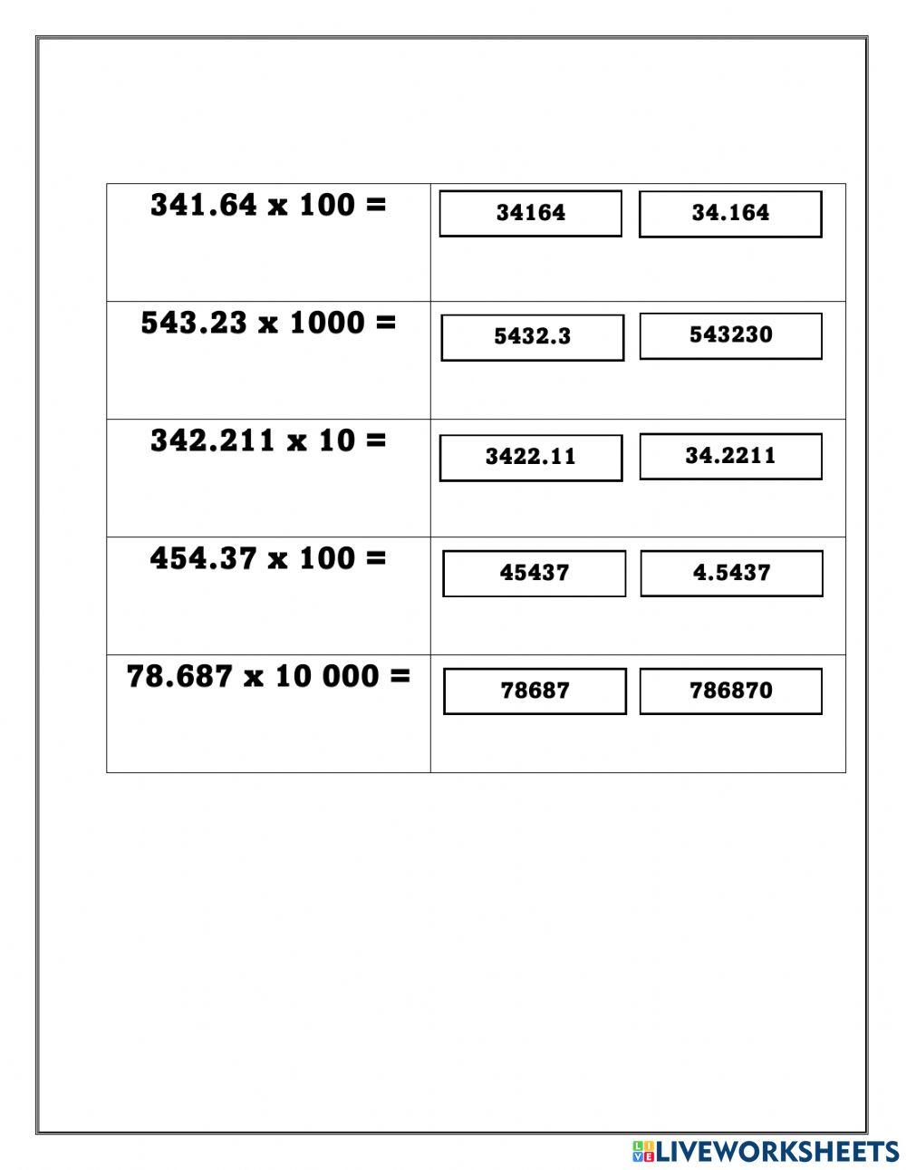 Darab perpuluhan & nilai q