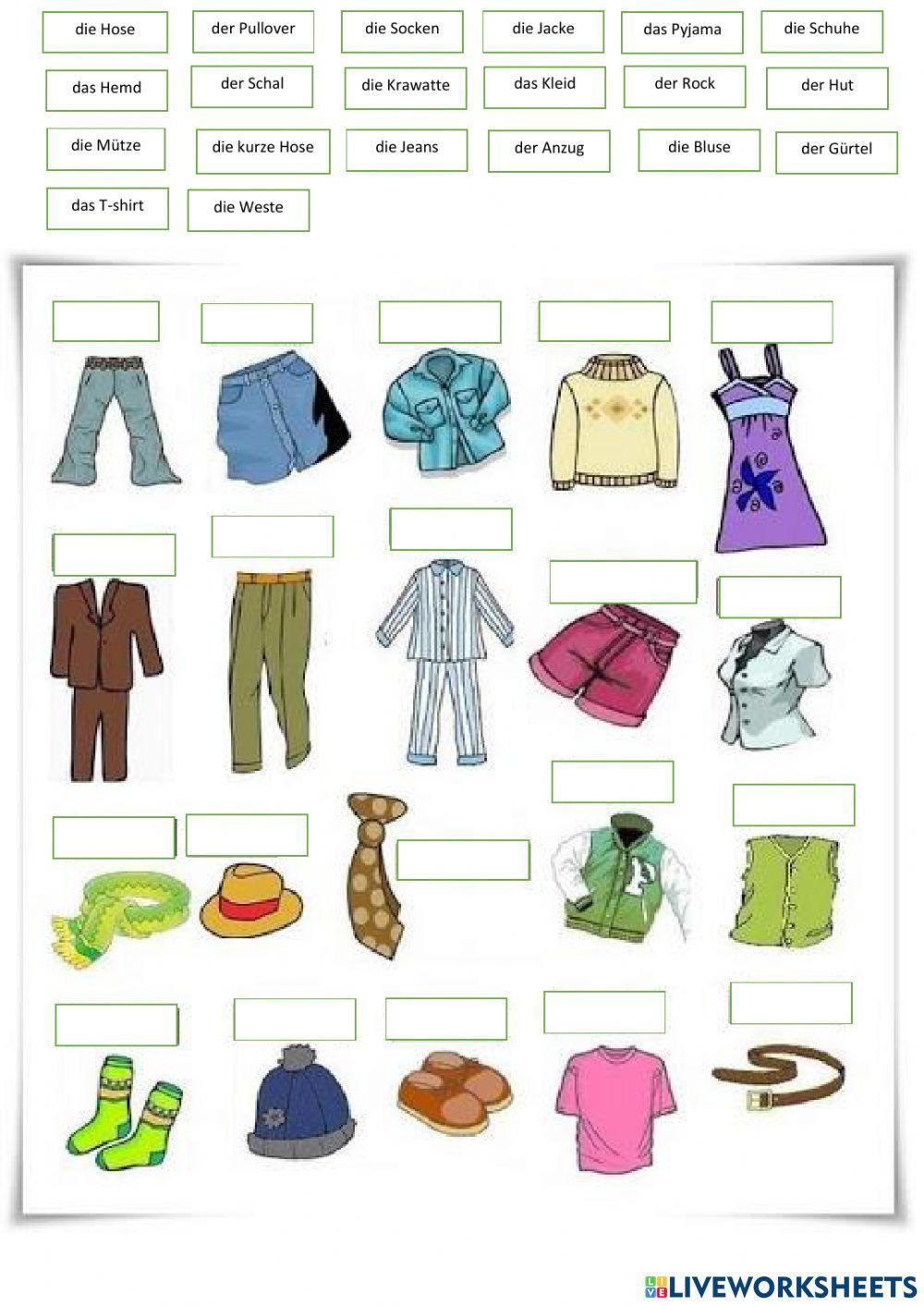 Die Kleidungen