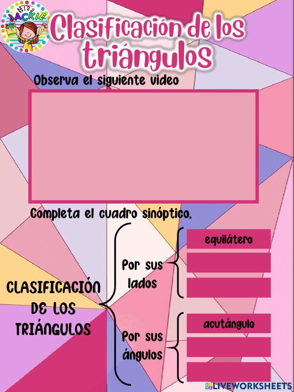 Elementos y clasificación de triángulos