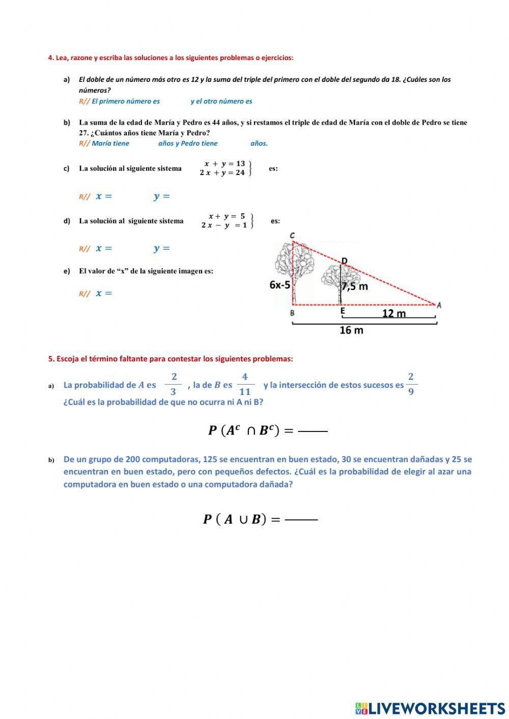 Trabajo de Matemática