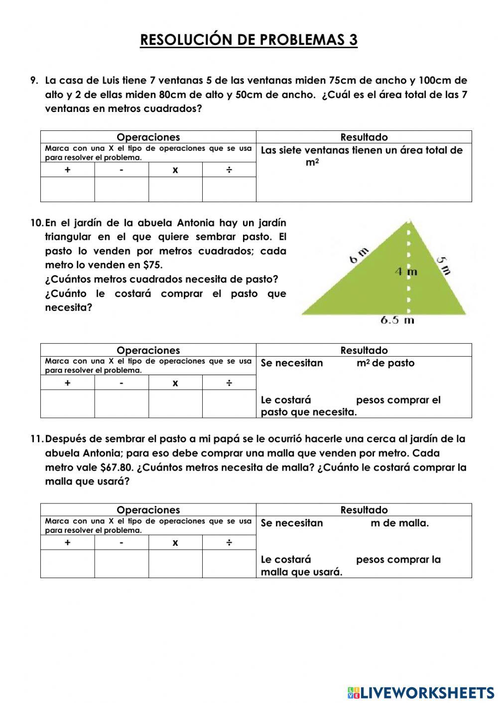 Resolución de problemas 3