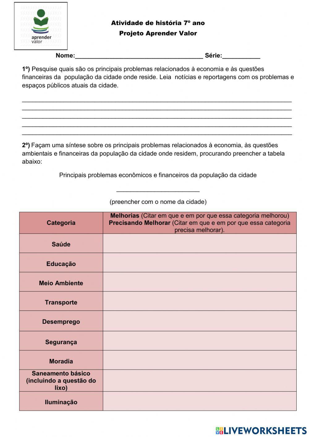 Problemas sociais urbanos