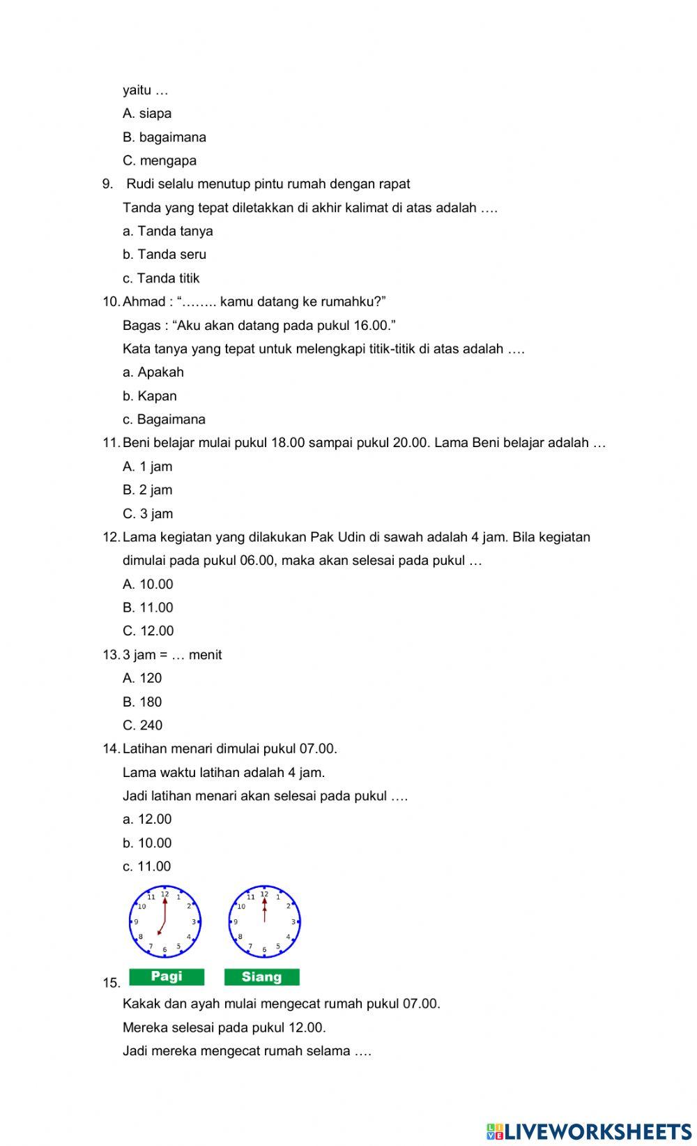 Kunci Sukses Belajar: Download Soal Tema 8 Kelas 2 untuk Memahami Lingkungan Sekitar Kita Kunci Sukses Belajar: Download Soal Tema 8 Kelas 2 untuk Memahami Lingkungan Sekitar Kita