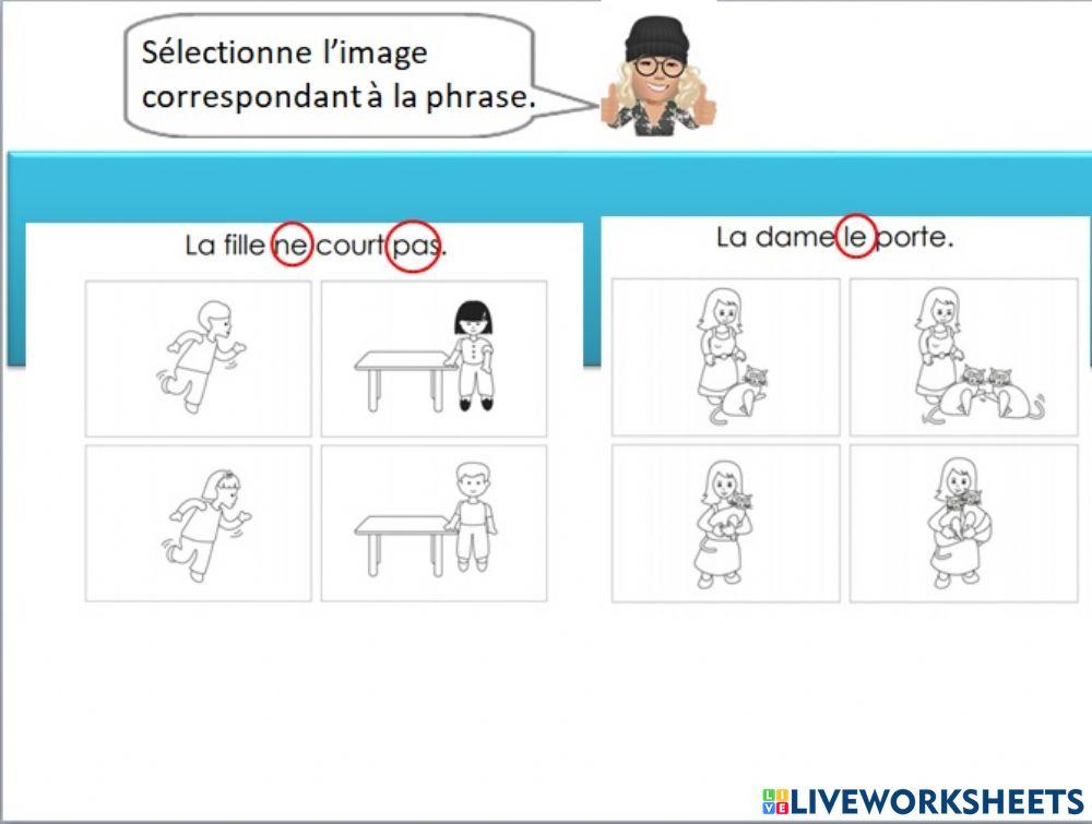 Compréhension teacher Géraldine