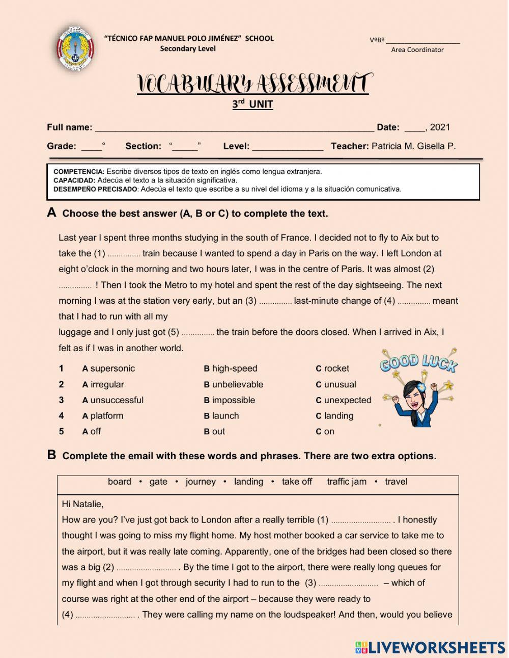 Transport travel and prefixes
