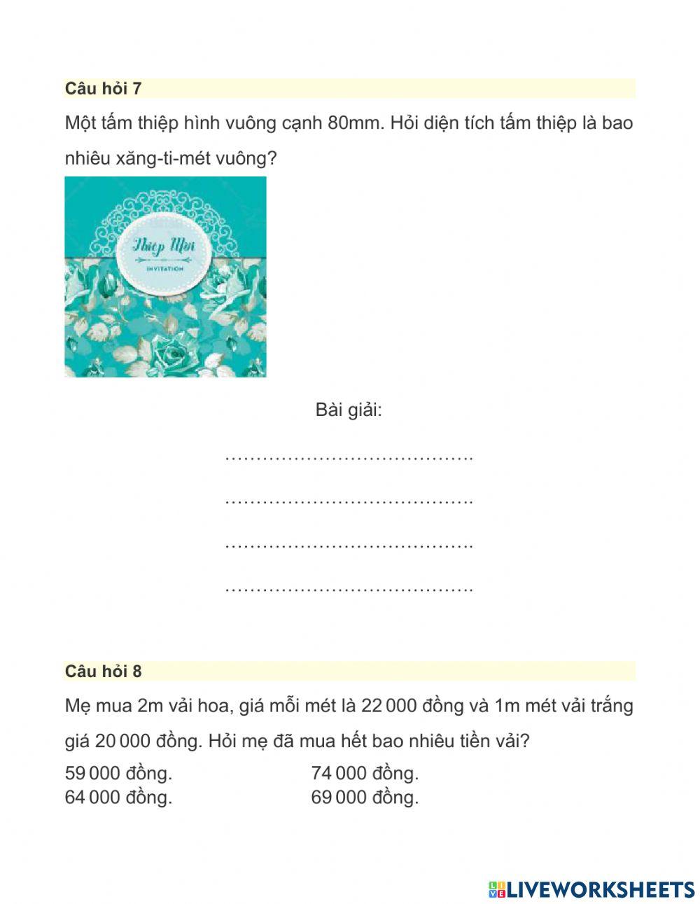 Ôn tập toán week 35