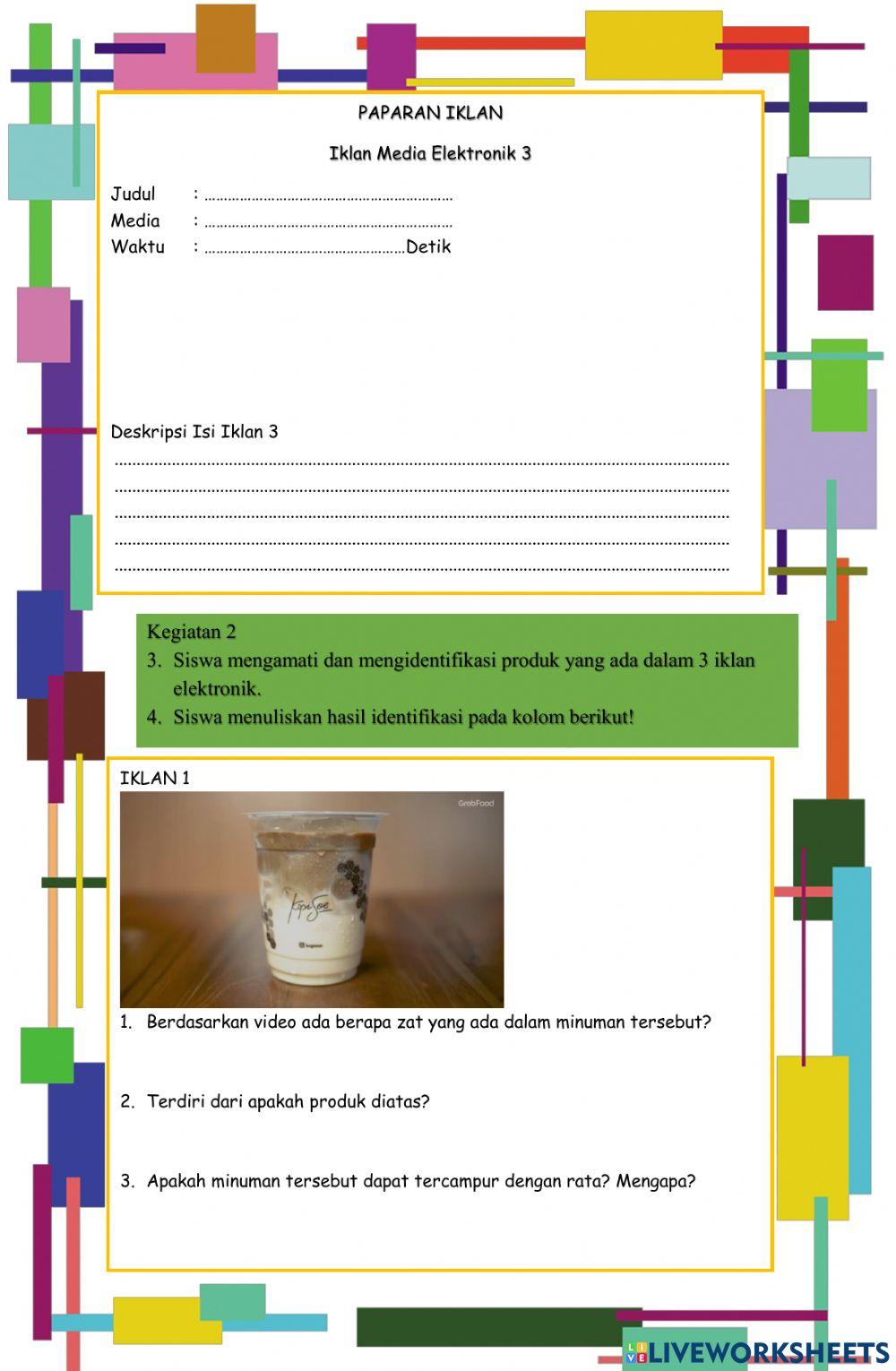 LKPD Kelas 5 - Tema 9 Subtema 2 Pembelajaran 1