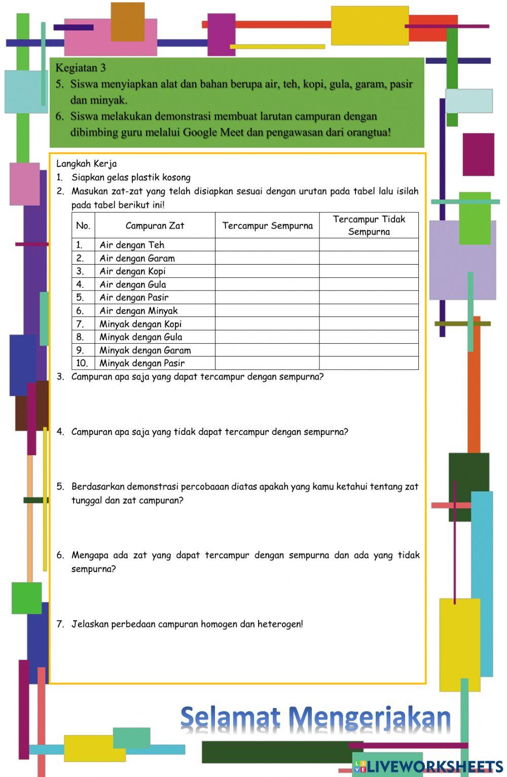 LKPD Kelas 5 - Tema 9 Subtema 2 Pembelajaran 1