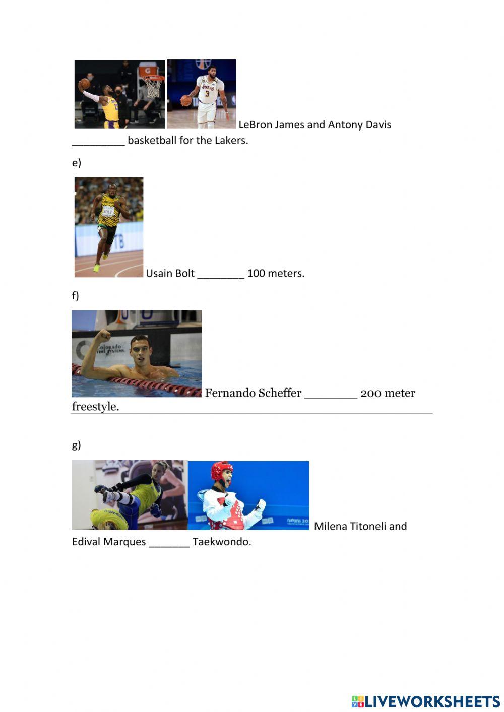 What do they do? sports