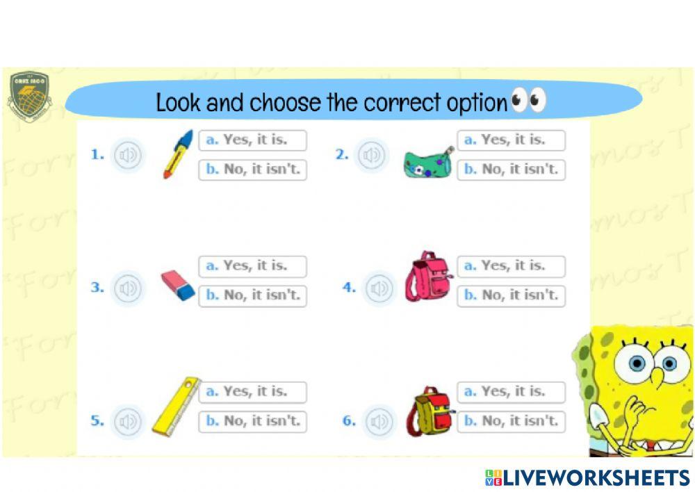 Listening- is it a pencil?