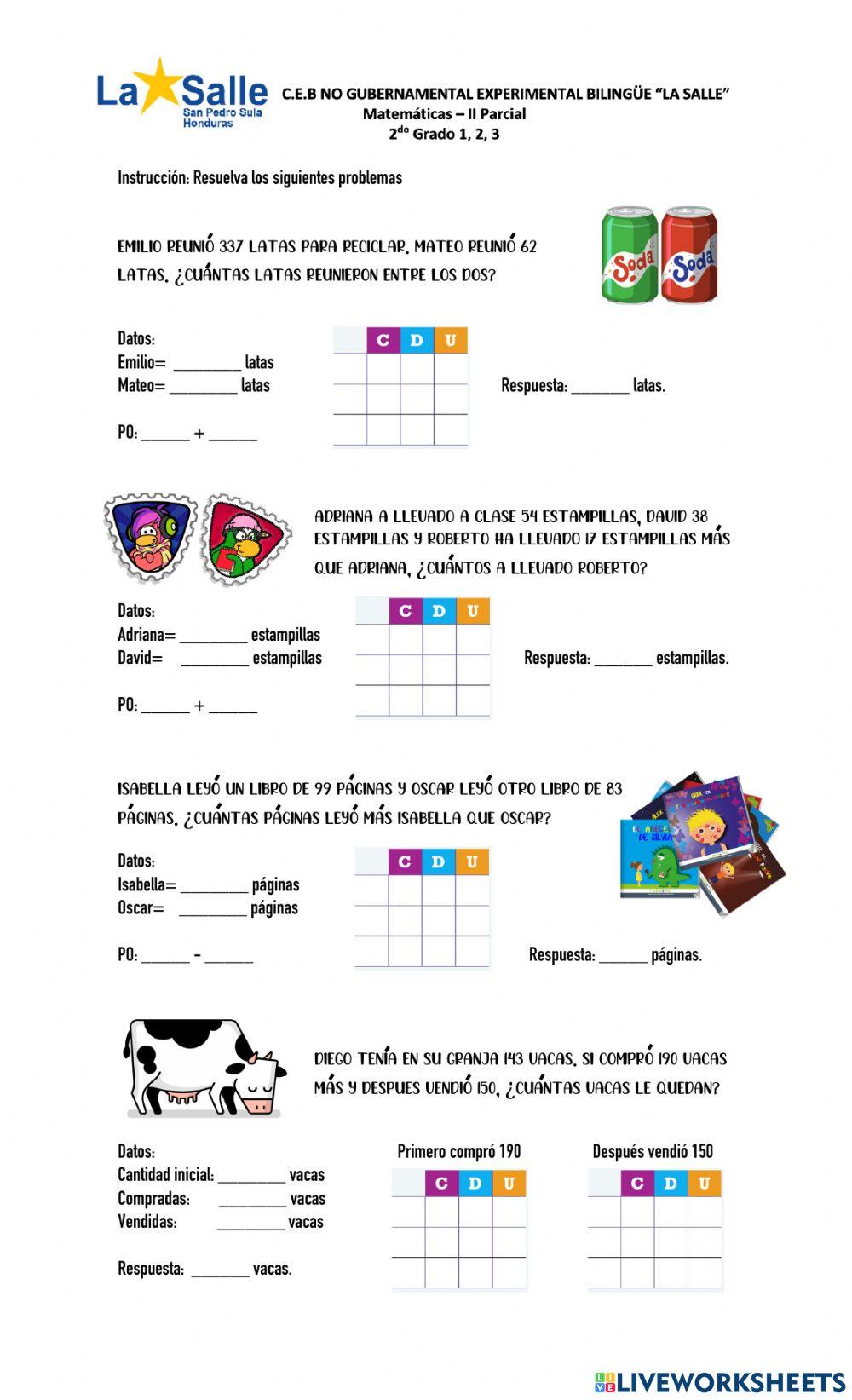 Adición y sustracción