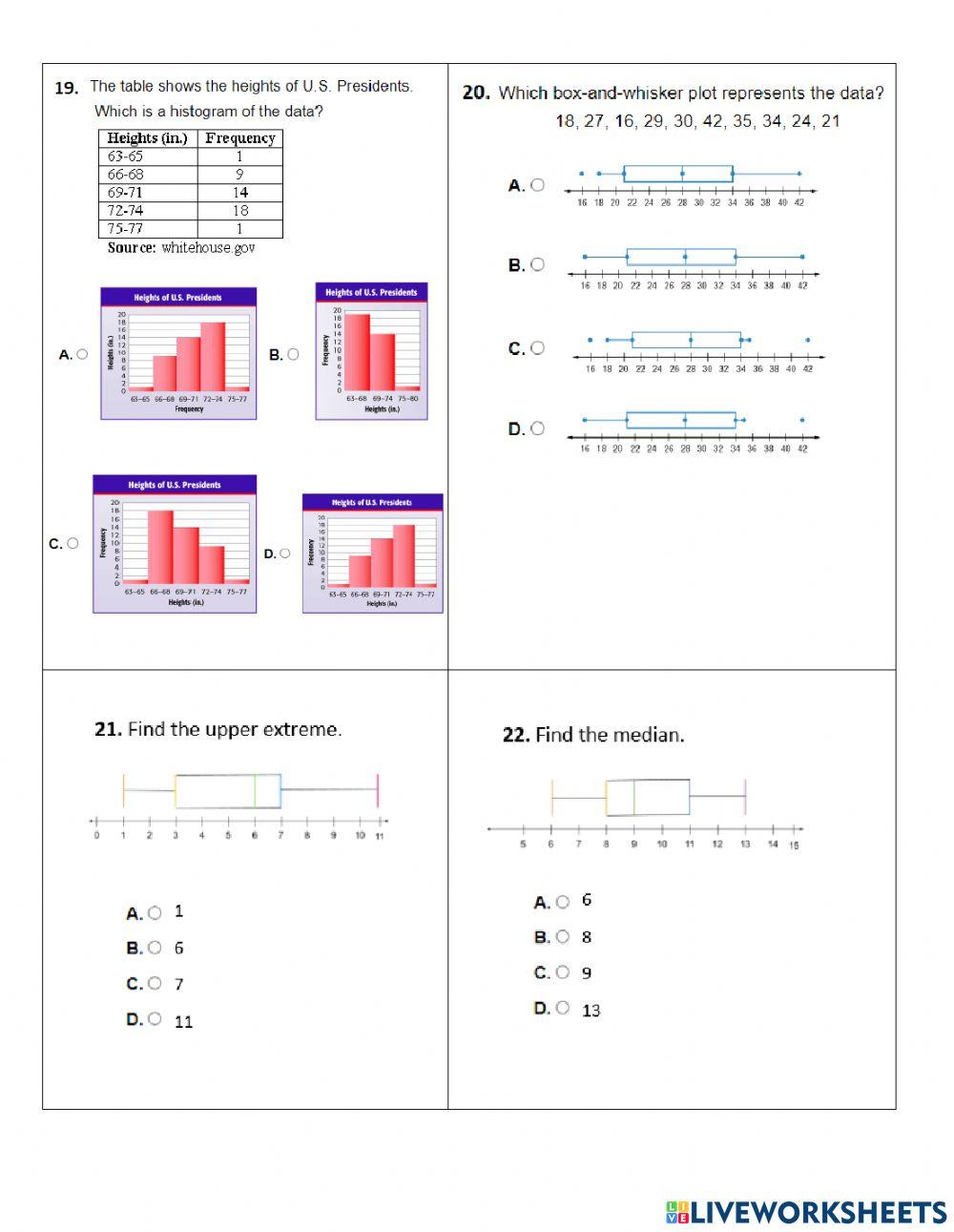 Math revision term 3 - grade 6