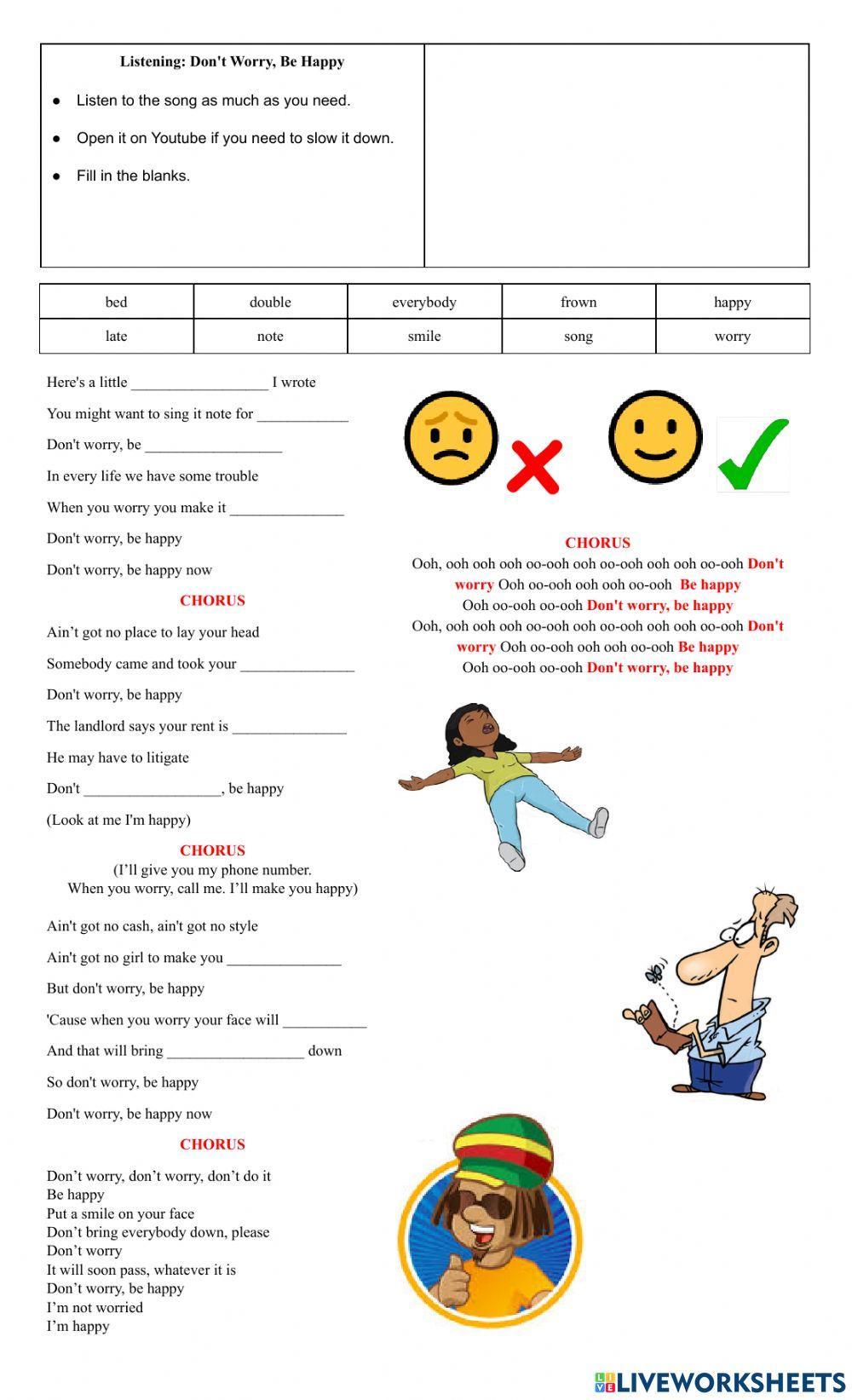 Listening: Don't Worry, Be Happy