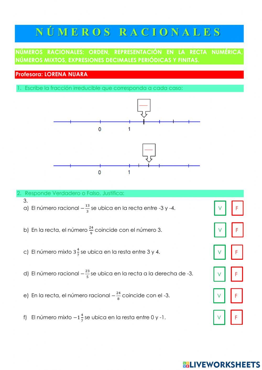 Numeros racionales 2