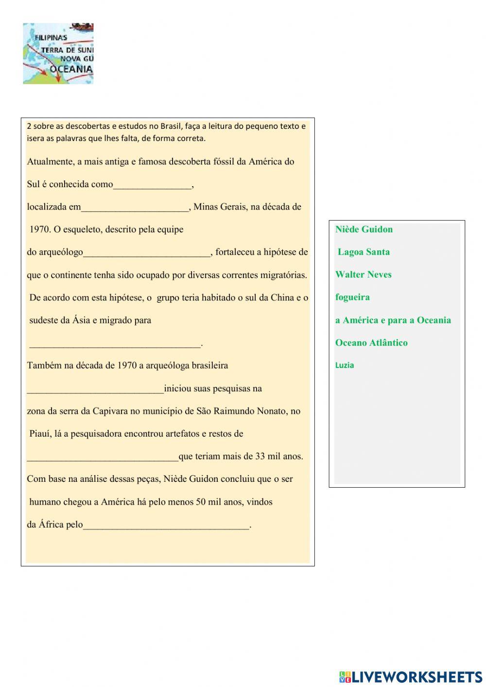 A origem do homem americano