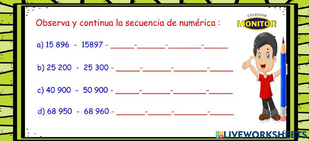 Recordando la decena de millar.