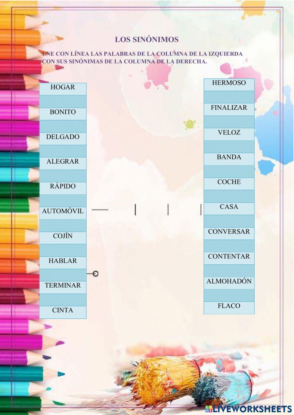 Los sinónimos