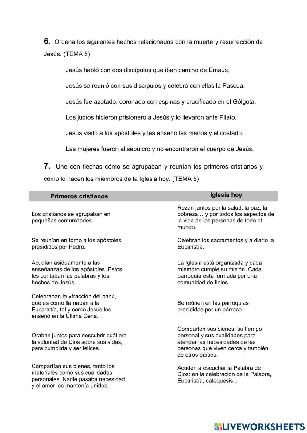 Evaluación Final 5º