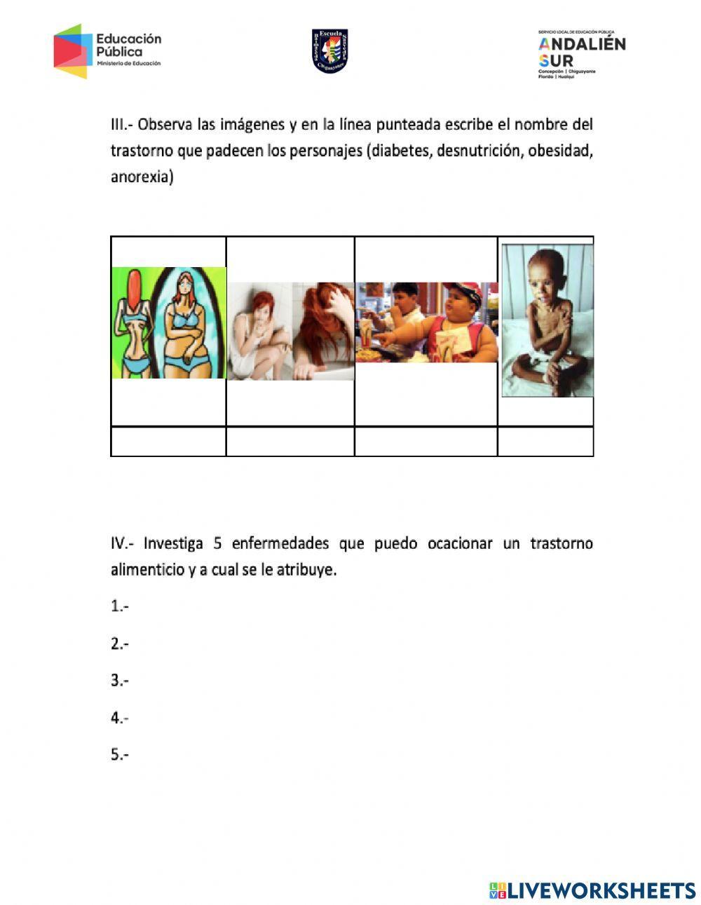 Trastornos alimenticios