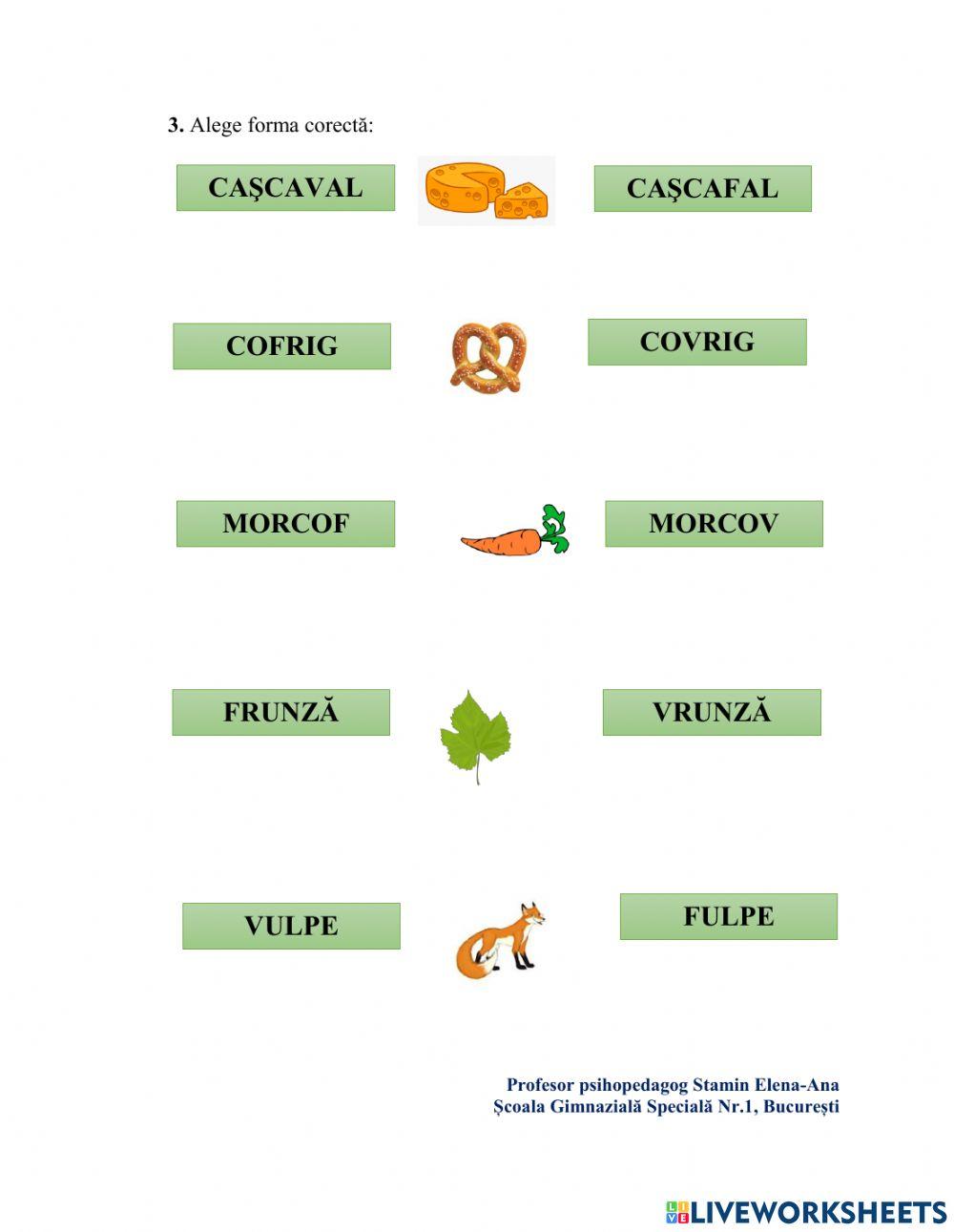 Exerciții pentru pronunția corectă a sunetului V
