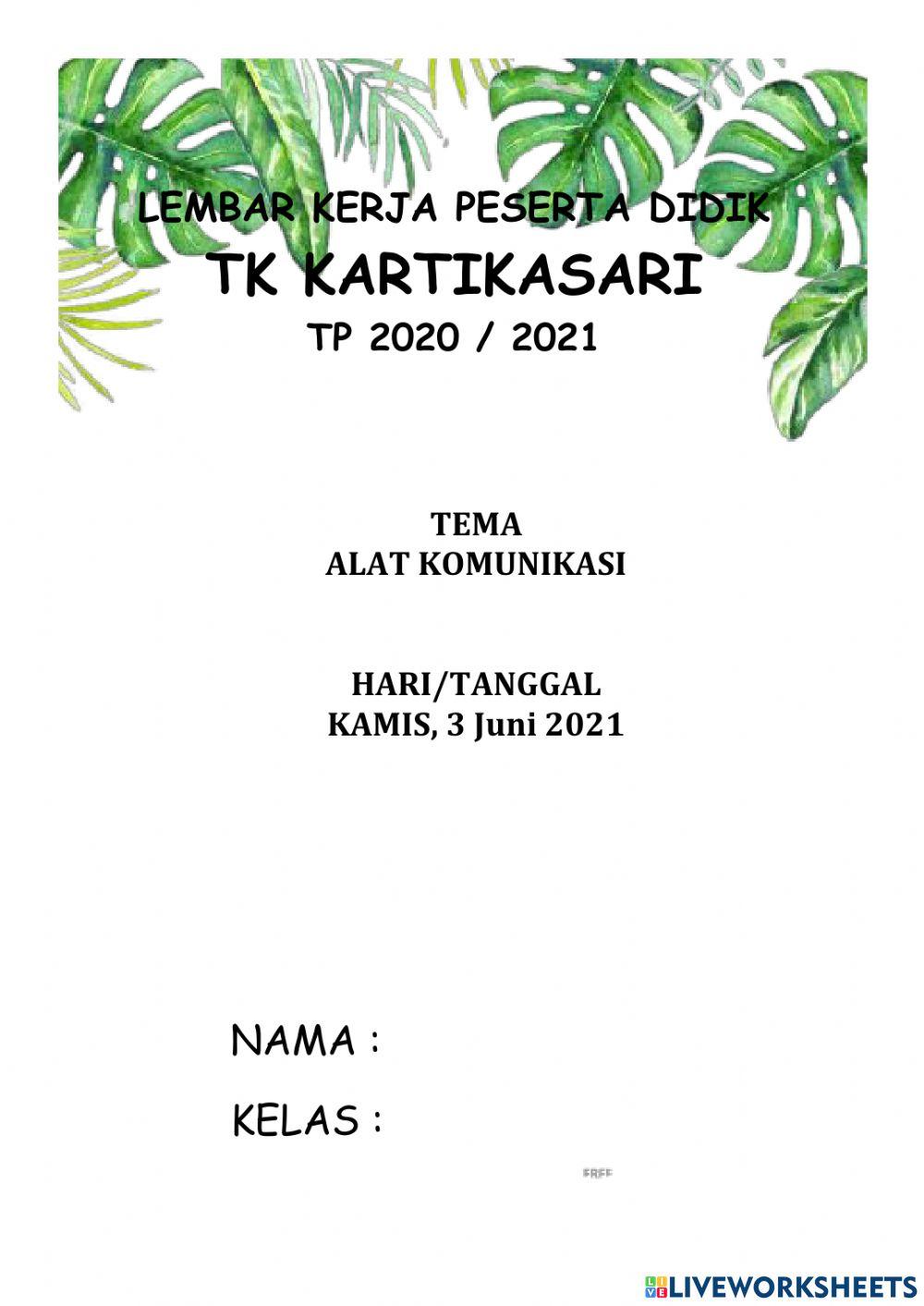 Tema pengayaan alat komunikasi