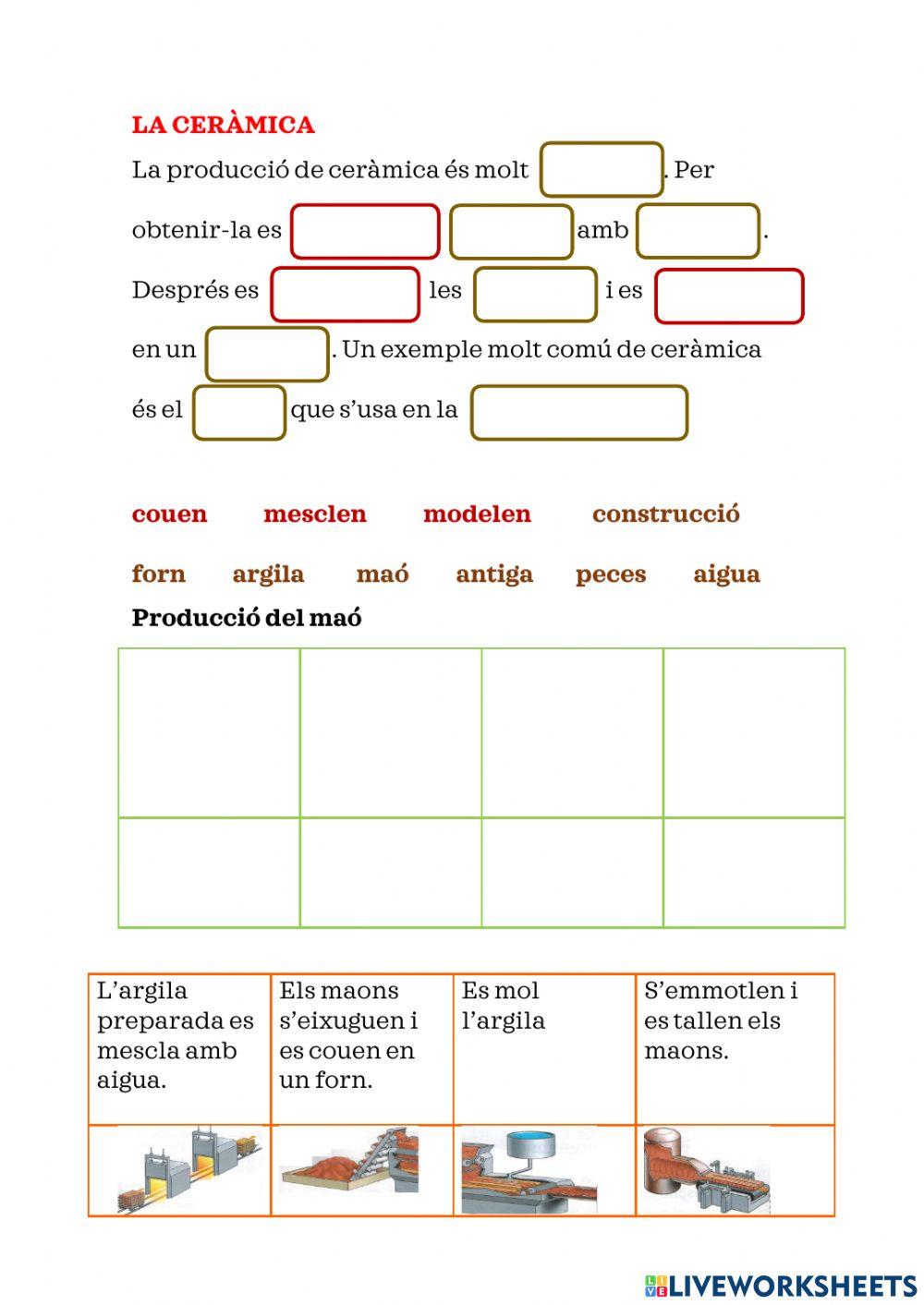 Naturals - els materials naturals i artificials