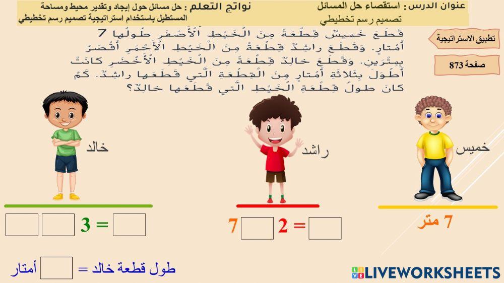 استقصاء حل المسائل: تصميم رسم تخطيطي