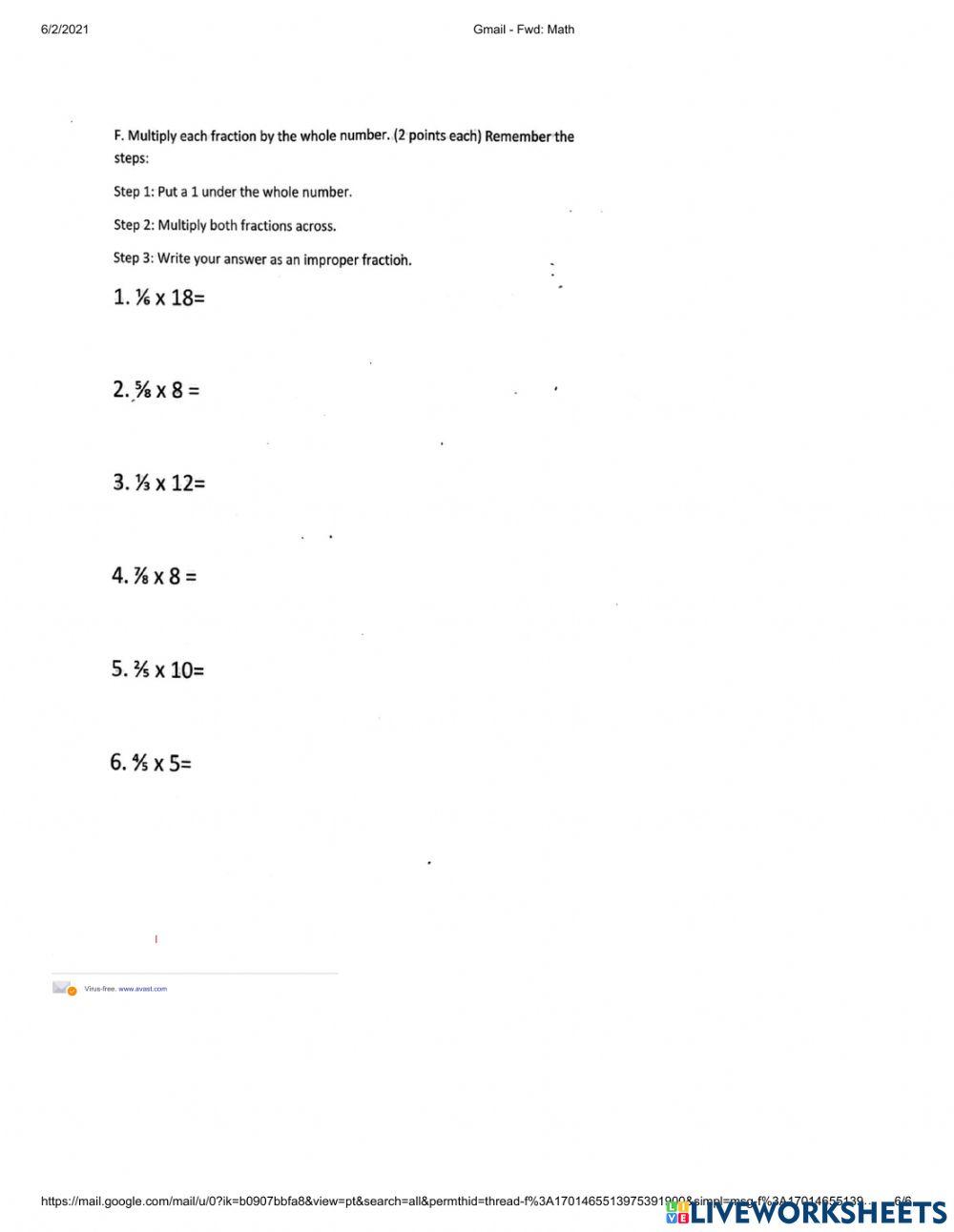 Math Test free online worksheet Live Worksheets