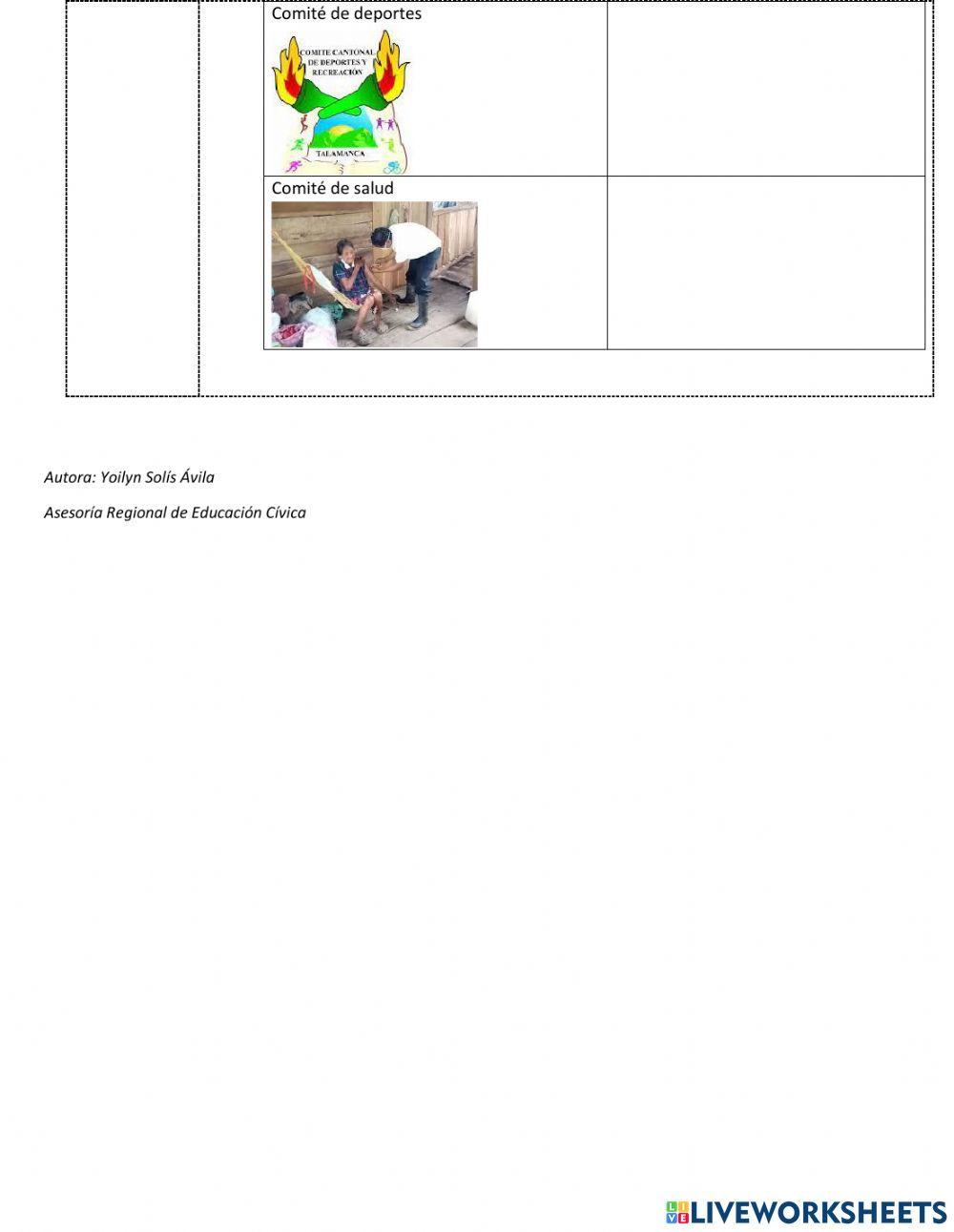 Organizaciones comunales