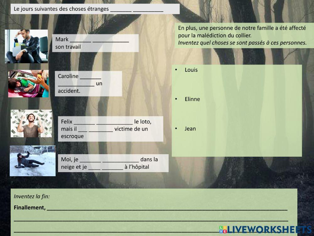 PASSÉ COMPOSÉ: Le collier maudit
