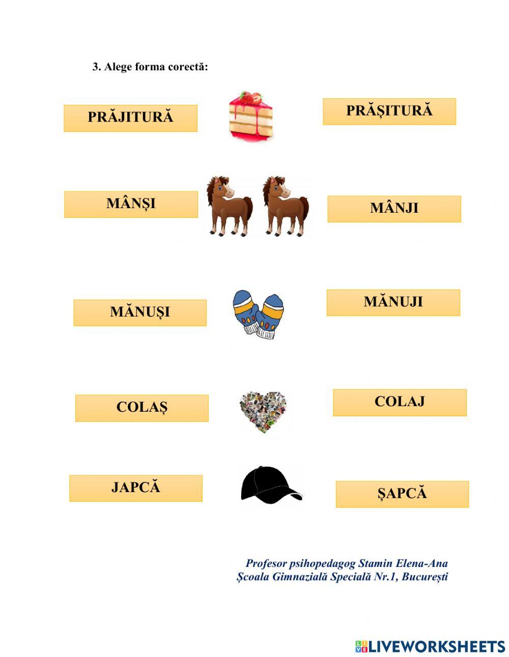 Exerciții pentru pronunția corectă a sunetului J
