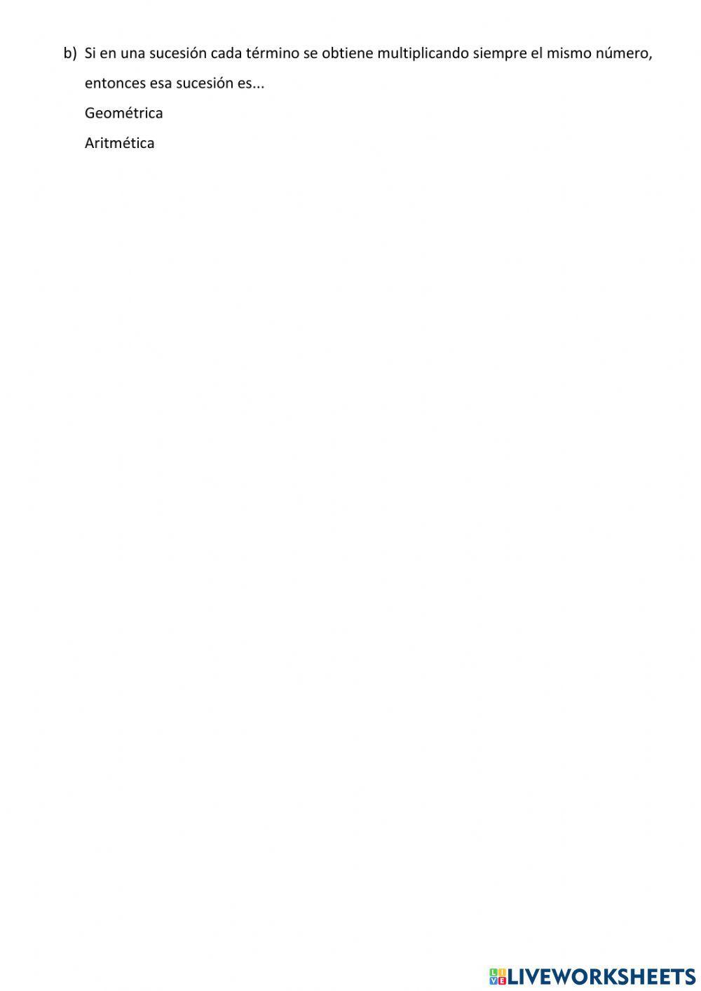 Práctico sucesiones