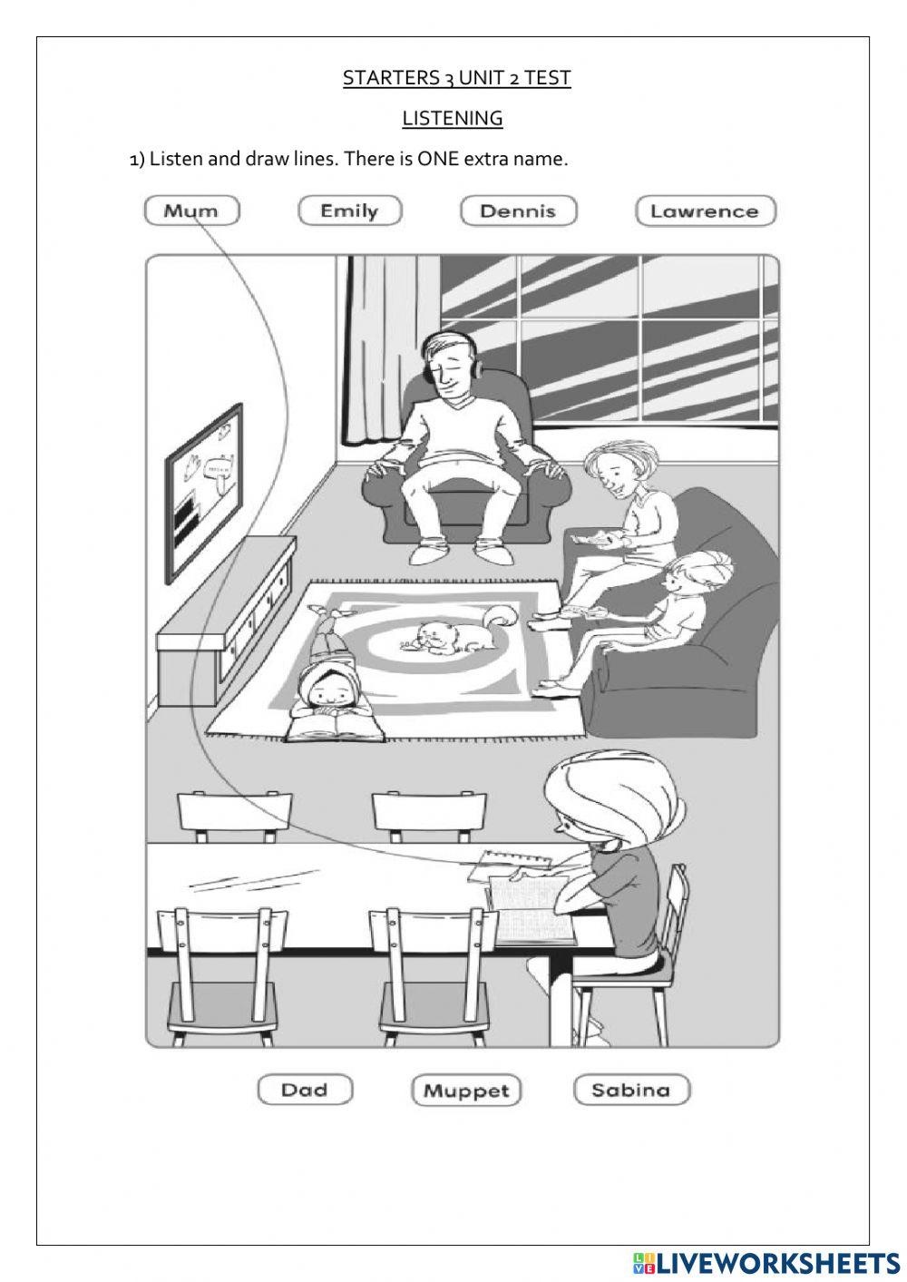 ST 3 Unit 2 Listening Test
